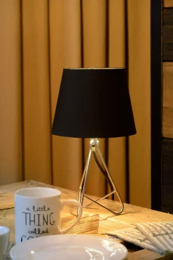 GITTA - Tafellamp - Ø 17 cm - 1xE14 - Chroom*Lucide Sale