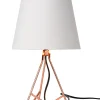 GITTA - Tafellamp - Ø 17 cm - 1xE14 - Koper*Lucide Fashion