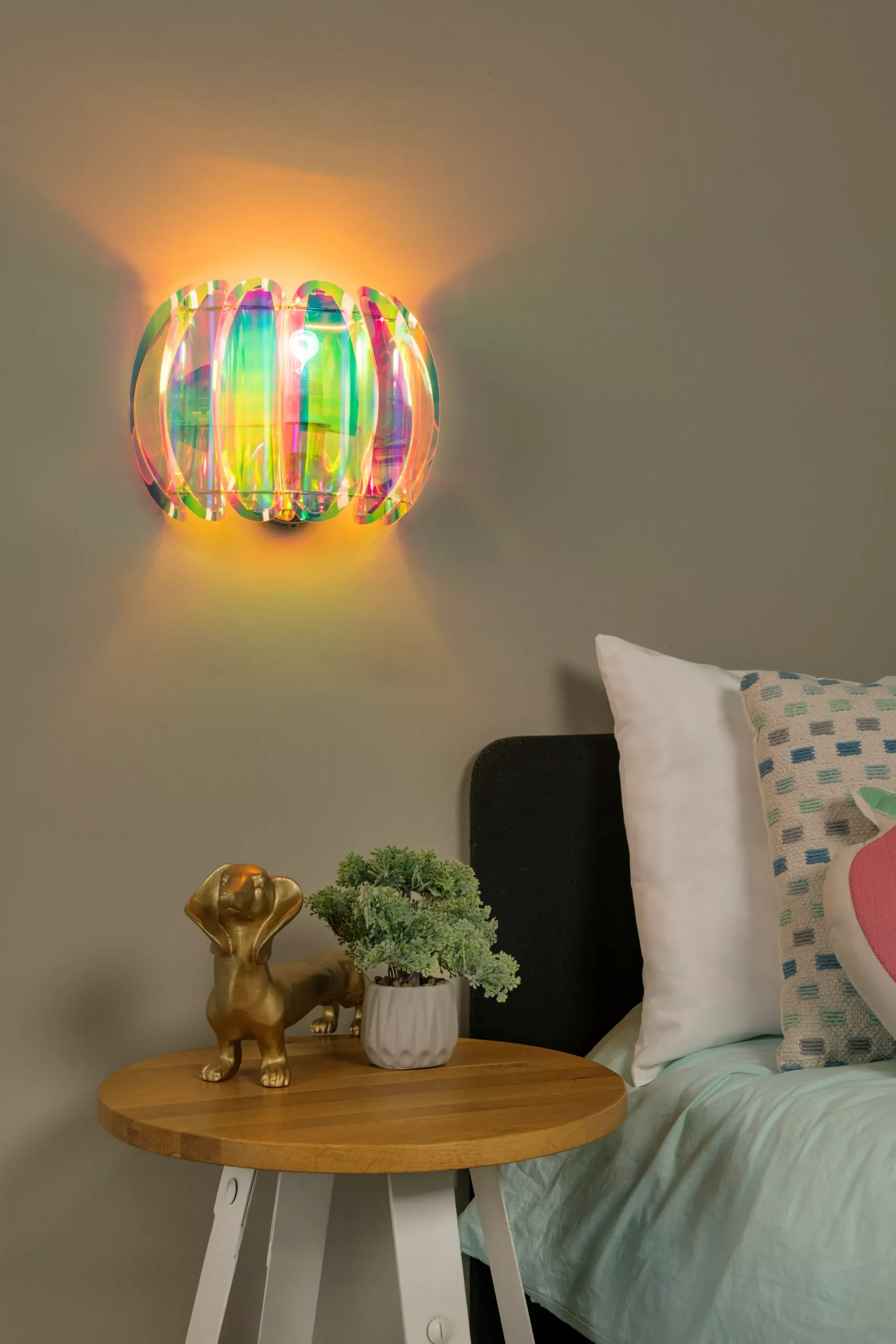 GLINSTAR - Wandlamp - 1xE27 - Multicolor*Lucide Flash Sale