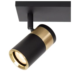 GORIK - Plafondspot - 2xGU10 - Zwart*Lucide Discount