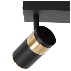 GORIK - Plafondspot - 2xGU10 - Zwart*Lucide Discount