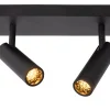 GRADO - Plafondspot - 2xGU10 (MR11) - Zwart*Lucide Cheap