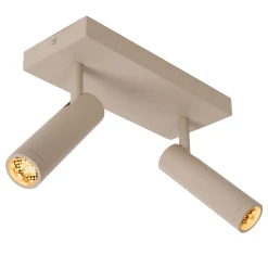 GRADO - Plafondspot - 2xGU10 (MR11) - Taupe*Lucide Flash Sale