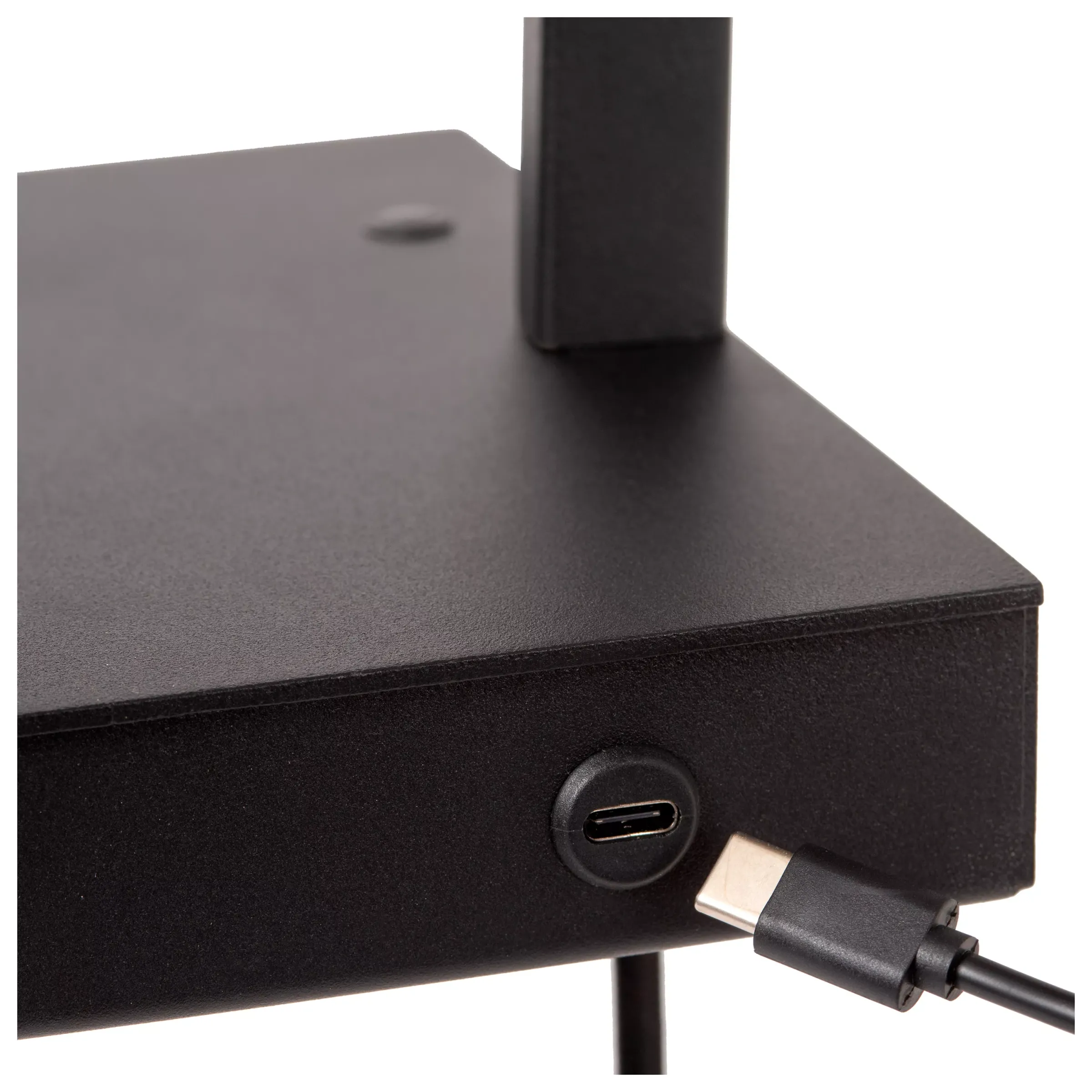 GREGORY - Bedlamp / Wandlamp - 1xE27 - Met USB oplaadpunt - Zwart*Lucide Flash Sale