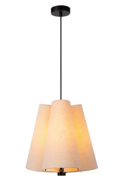 GREGORY - Hanglamp - Ø 34,3 cm - 3xE27 - Beige*Lucide Shop