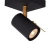 GRONY - Plafondspot - LED Dim to warm - GU10 - 1x5W 2200K/3000K - Zwart*Lucide Best