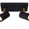 GRONY - Plafondspot - LED Dim to warm - GU10 - 2x5W 2200K/3000K - Zwart*Lucide Flash Sale
