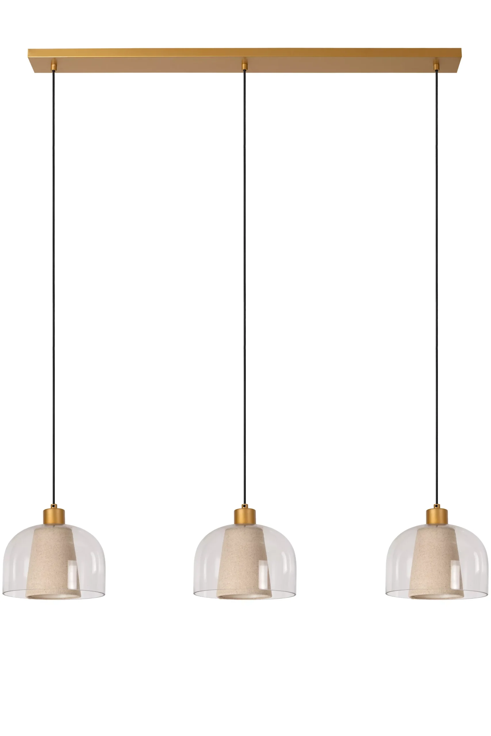 GUNHILD - Hanglamp - 3xE27 - Transparant*Lucide Best