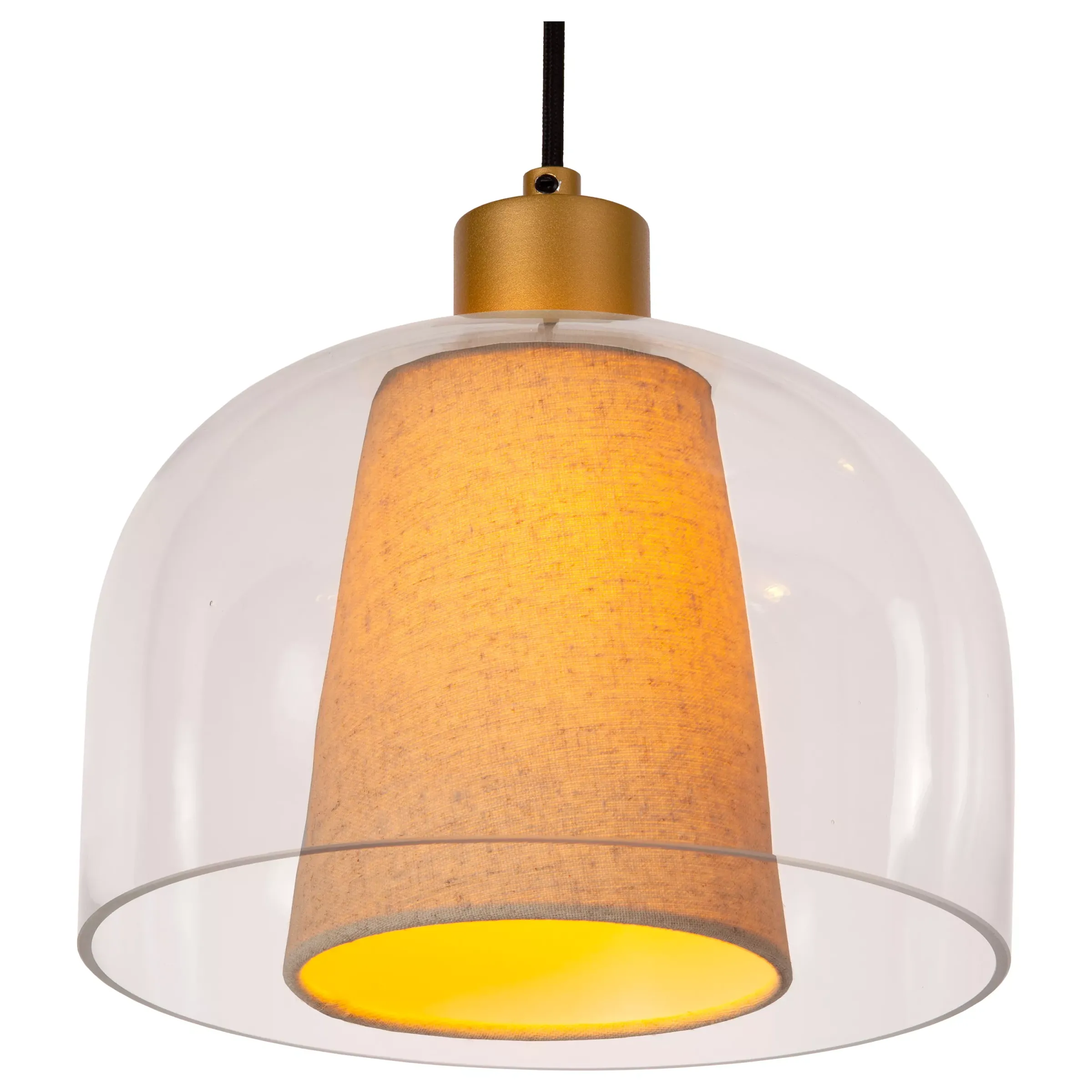GUNHILD - Hanglamp - 3xE27 - Transparant*Lucide Best