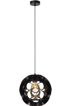 HANNELORE - Hanglamp - Ø 30 cm - 1xE27 - Zwart*Lucide Cheap
