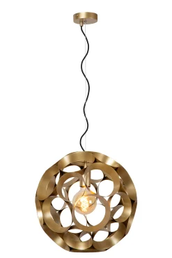 HANNELORE - Hanglamp - Ø 40 cm - 1xE27 - Mat Goud / Messing*Lucide Best