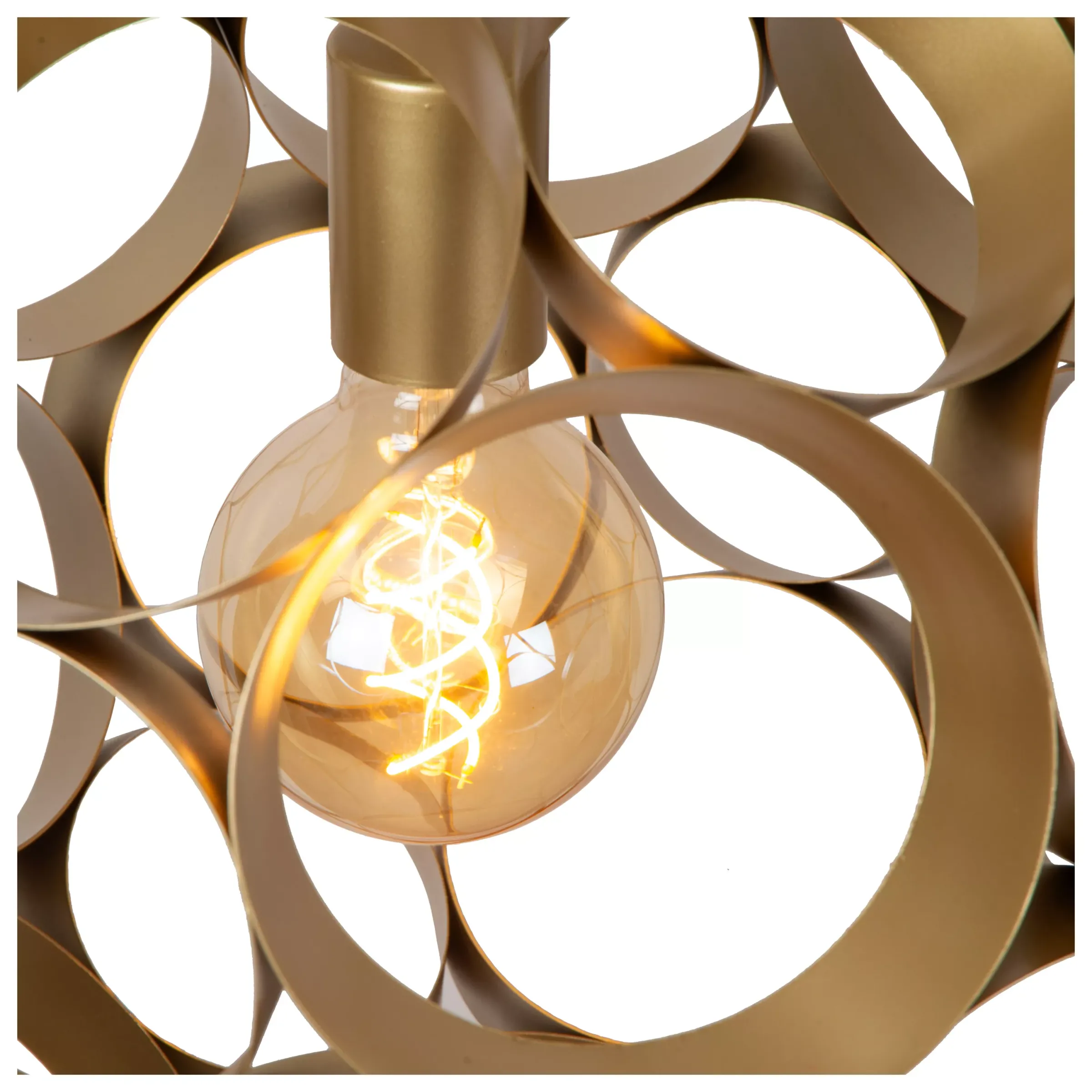 HANNELORE - Hanglamp - Ø 40 cm - 1xE27 - Mat Goud / Messing*Lucide Best