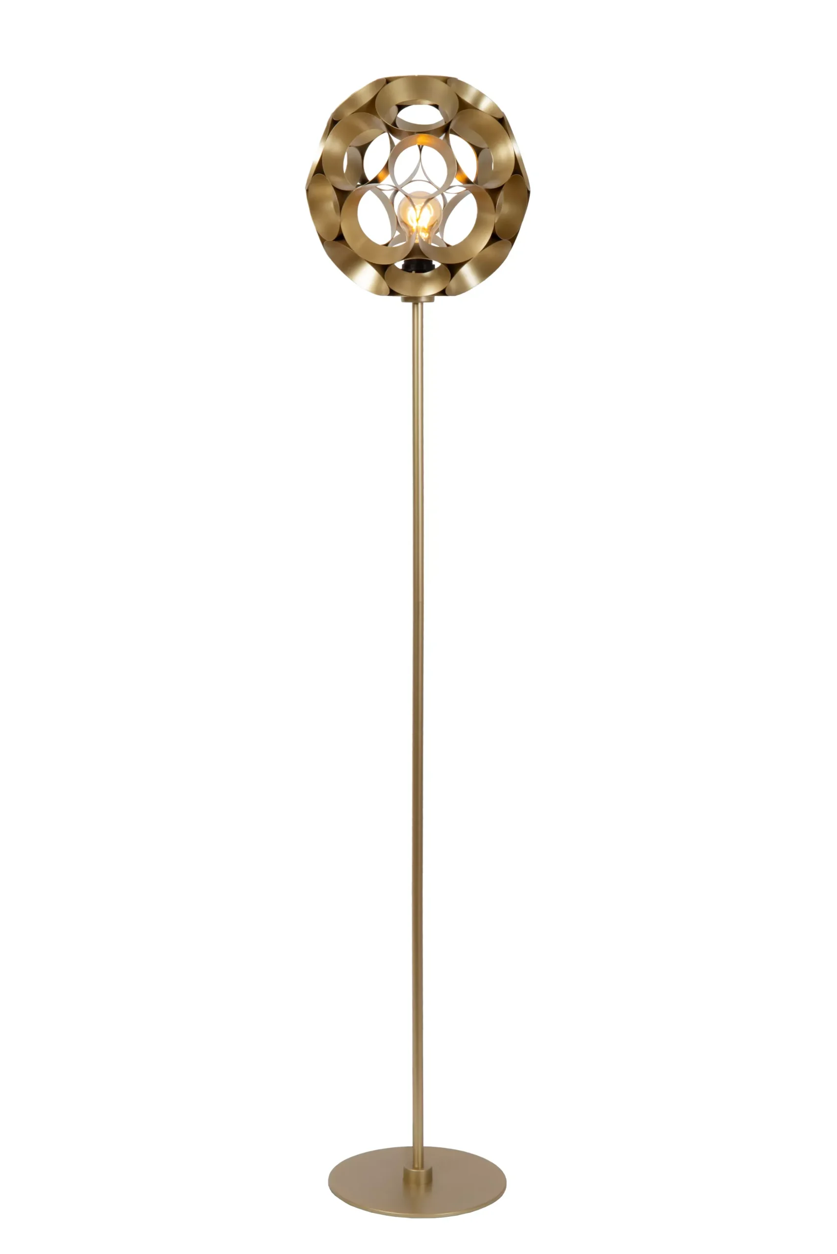 HANNELORE - Vloerlamp - Ø 30 cm - 1xE27 - Mat Goud / Messing*Lucide Flash Sale