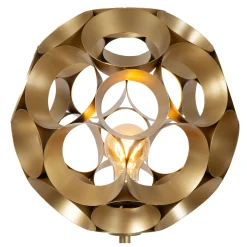 HANNELORE - Vloerlamp - Ø 30 cm - 1xE27 - Mat Goud / Messing*Lucide Flash Sale