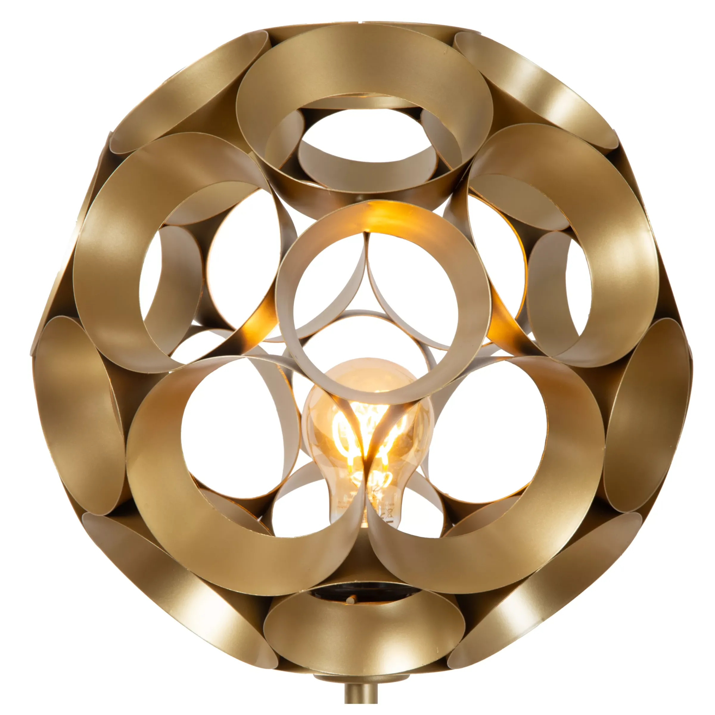HANNELORE - Vloerlamp - Ø 30 cm - 1xE27 - Mat Goud / Messing*Lucide Flash Sale