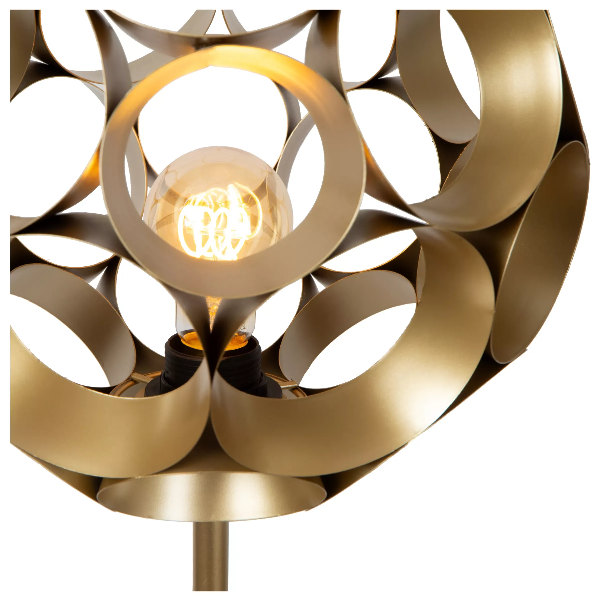 HANNELORE - Vloerlamp - Ø 30 cm - 1xE27 - Mat Goud / Messing*Lucide Flash Sale