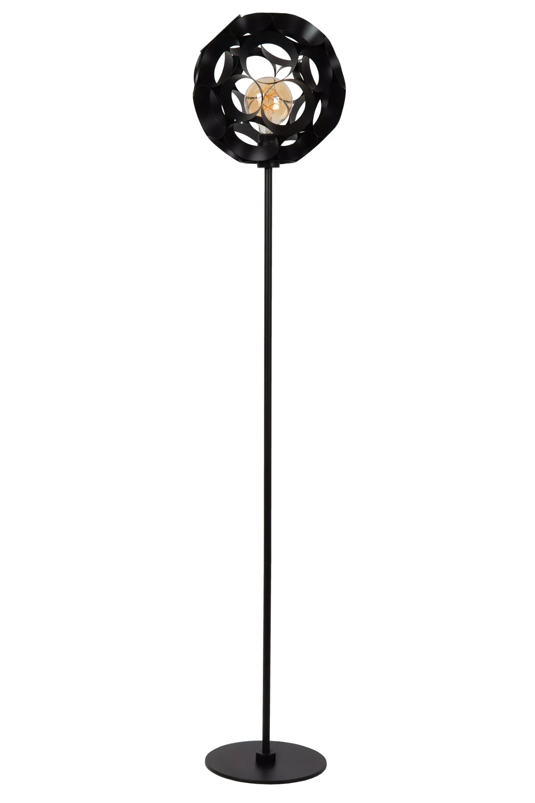 HANNELORE - Vloerlamp - Ø 30 cm - 1xE27 - Zwart*Lucide Shop