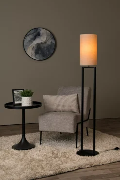 HERMAN - Vloerlamp - Ø 26 cm - 1xE27 - Beige*Lucide New