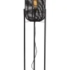 HERMINE - Vloerlamp - Ø 30 cm - 1xE27 - Zwart*Lucide Cheap