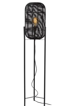HERMINE - Vloerlamp - Ø 30 cm - 1xE27 - Zwart*Lucide Cheap