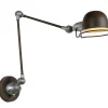 HONORE - Wandlamp - 1xE14 - Roest bruin*Lucide Hot