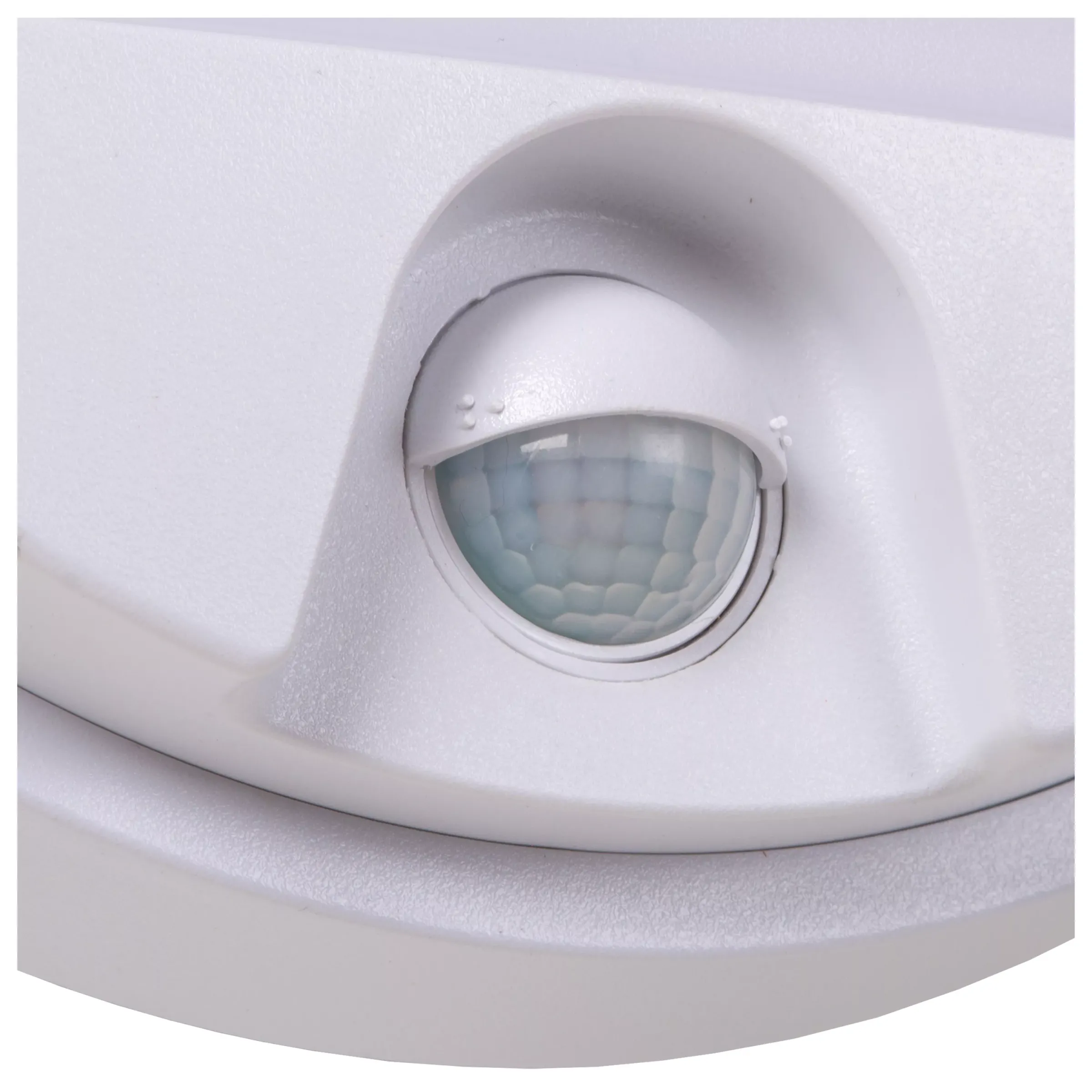HUPS IR - Wandlamp Binnen/Buiten - Ø 21 cm - LED - 1x10W 3000K - IP54 - Beweging & dag/nacht sensor - Wit*Lucide Shop