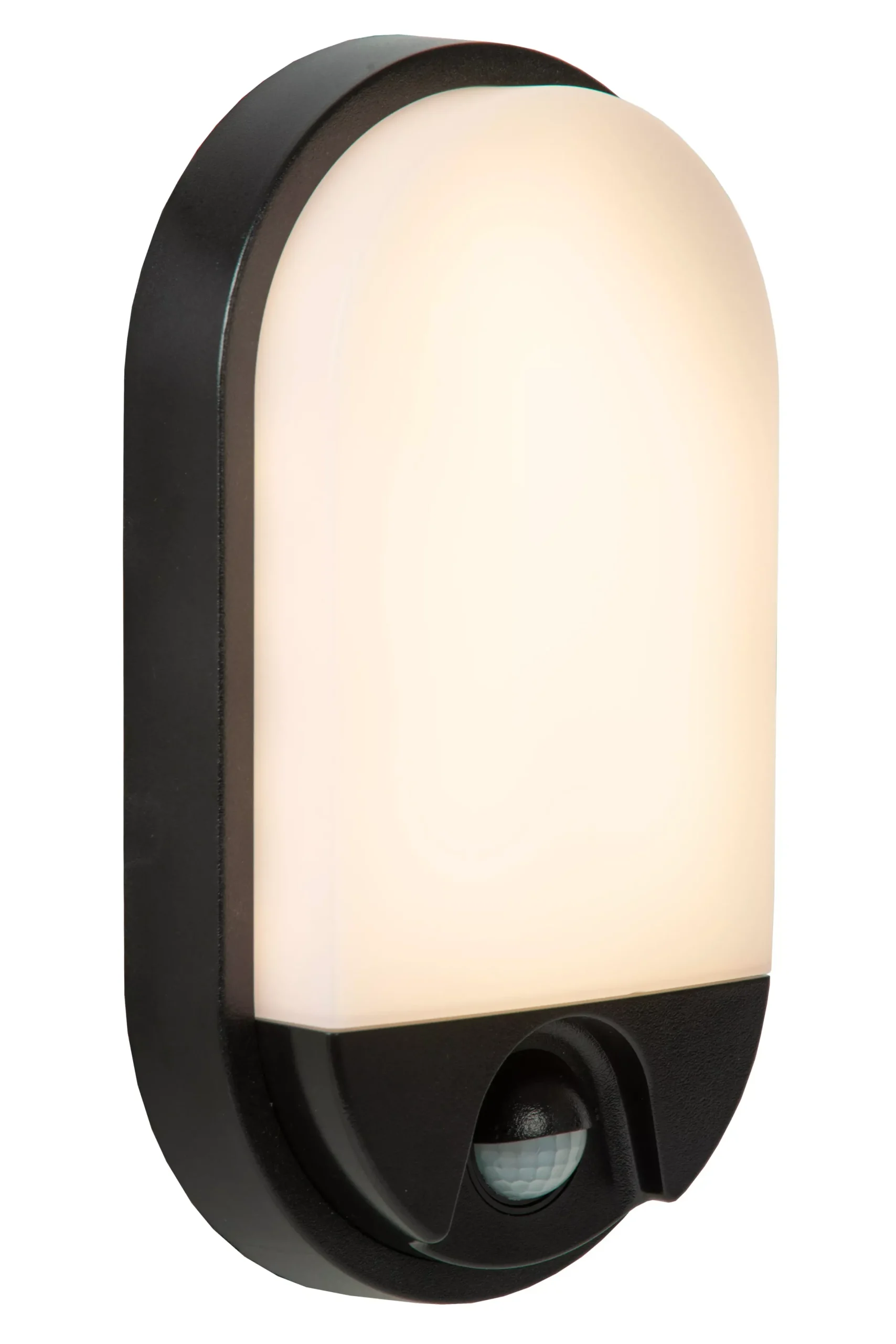 HUPS IR - Wandlamp Binnen/Buiten - LED - 1x10W 3000K - IP54 - Beweging & dag/nacht sensor - Zwart*Lucide Outlet