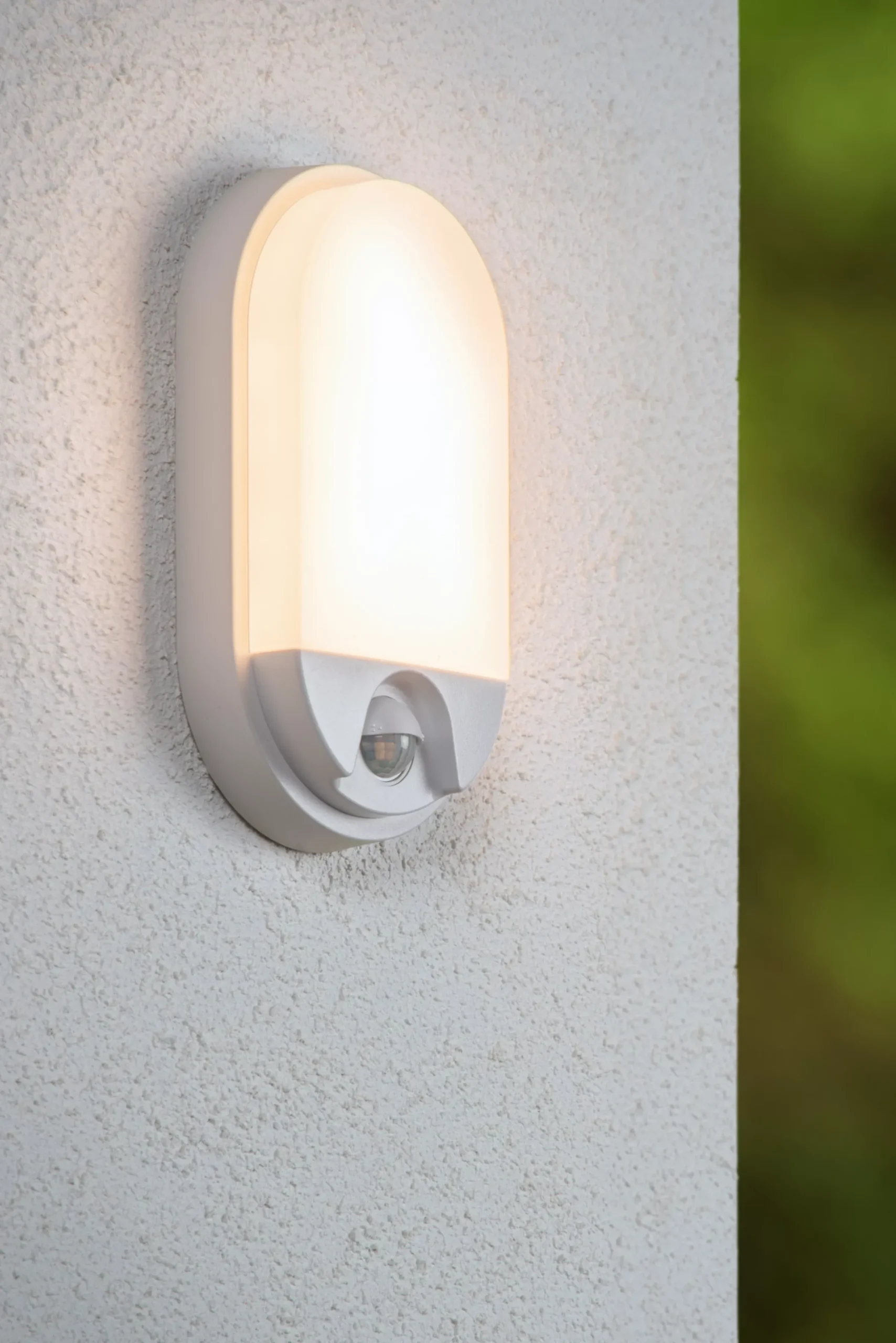 HUPS IR - Wandlamp Binnen/Buiten - LED - 1x10W 3000K - IP54 - Beweging & dag/nacht sensor - Wit*Lucide Cheap