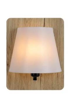 IDAHO - Wandlamp - 1xE14 - Licht hout*Lucide Cheap