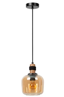 ILONA - Hanglamp - Ø 18 cm - 1xE27 - Amber*Lucide Discount