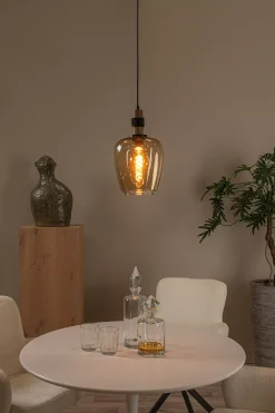 ILONA - Hanglamp - Ø 22 cm - 1xE27 - Amber*Lucide Shop