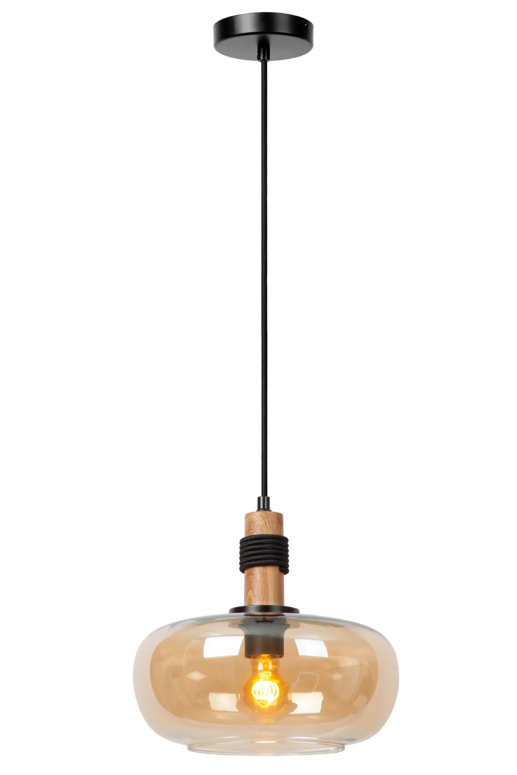 ILONA - Hanglamp - Ø 30 cm - 1xE27 - Amber*Lucide Clearance