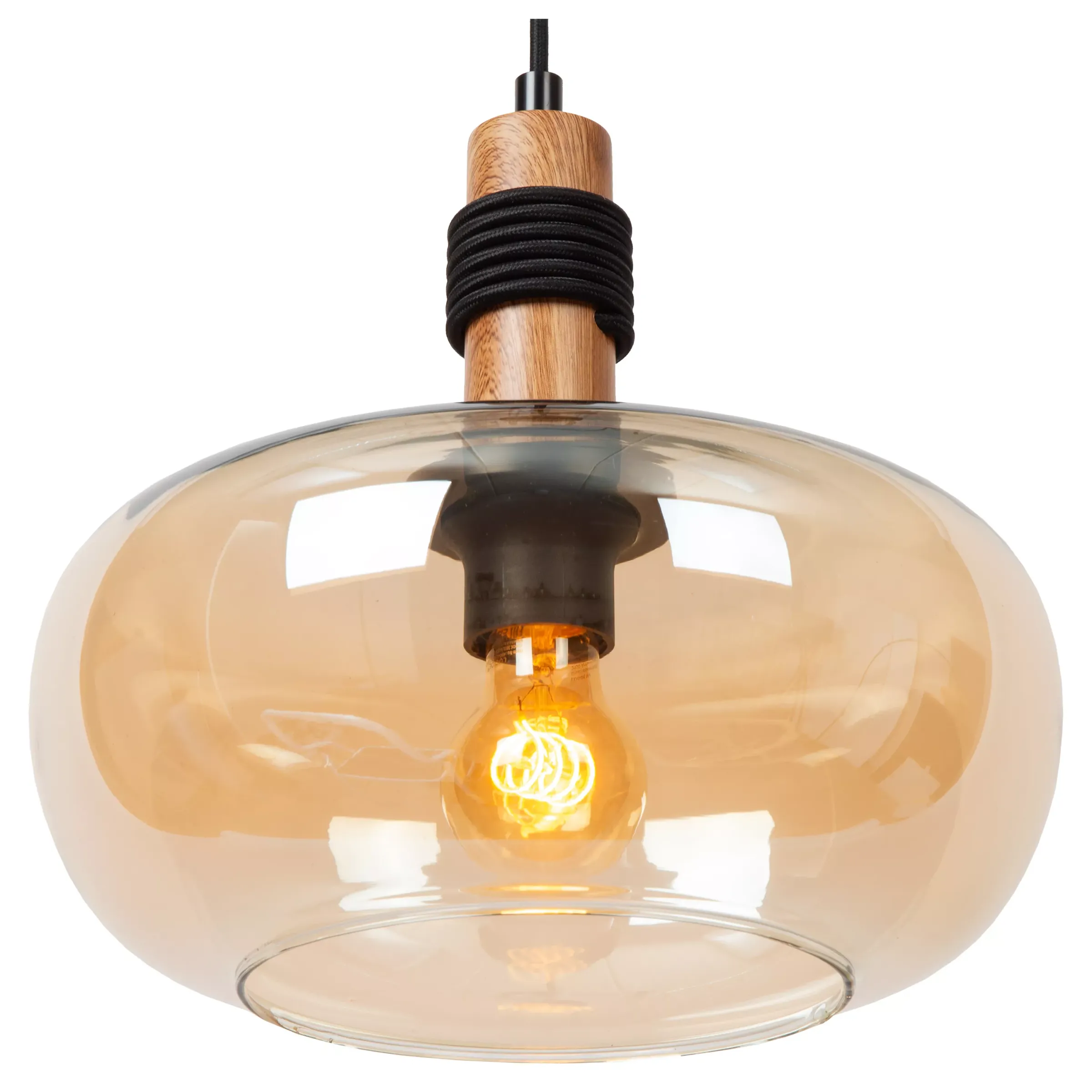 ILONA - Hanglamp - Ø 30 cm - 1xE27 - Amber*Lucide Clearance