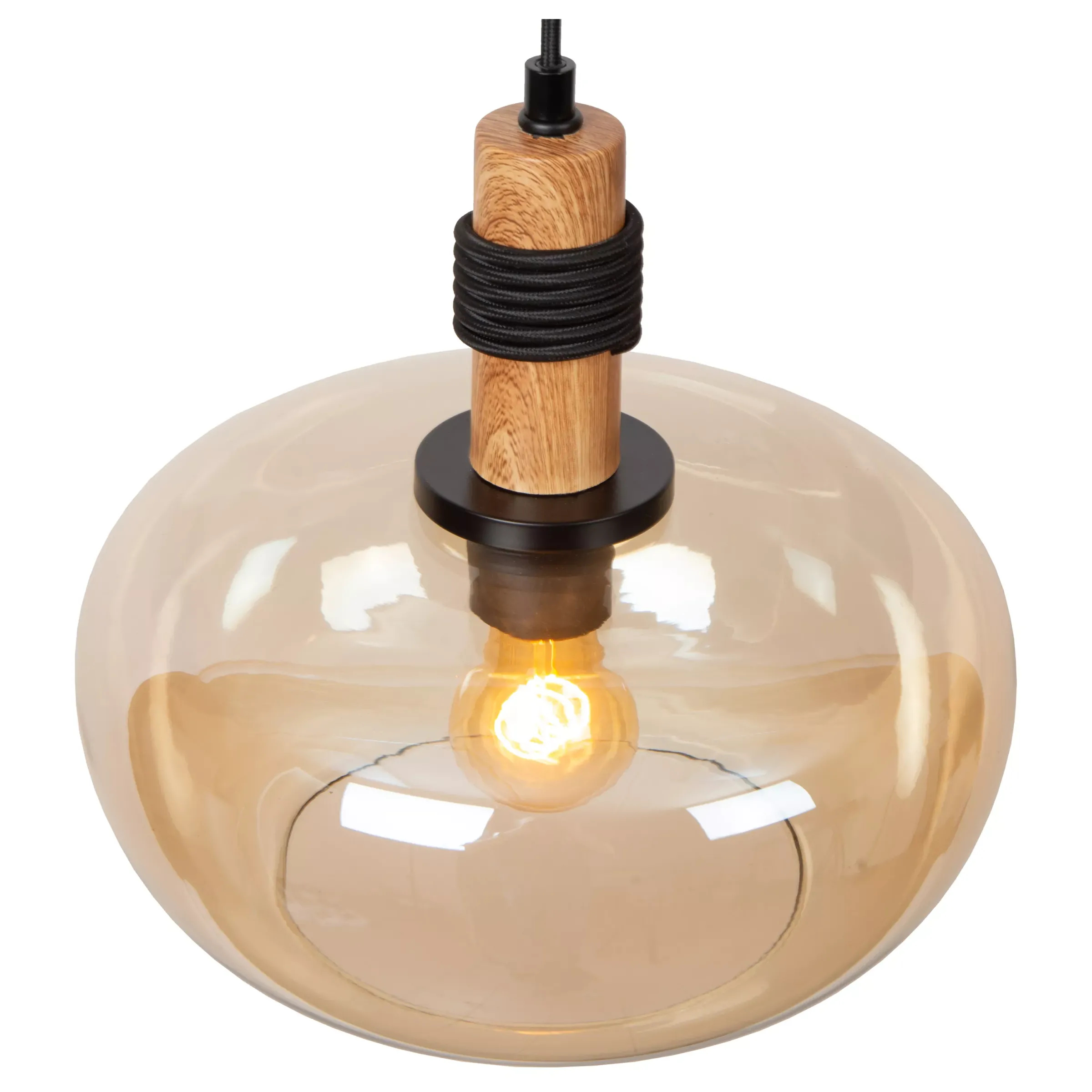 ILONA - Hanglamp - Ø 30 cm - 1xE27 - Amber*Lucide Clearance