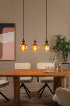ILONA - Hanglamp - 3xE27 - Amber*Lucide Discount