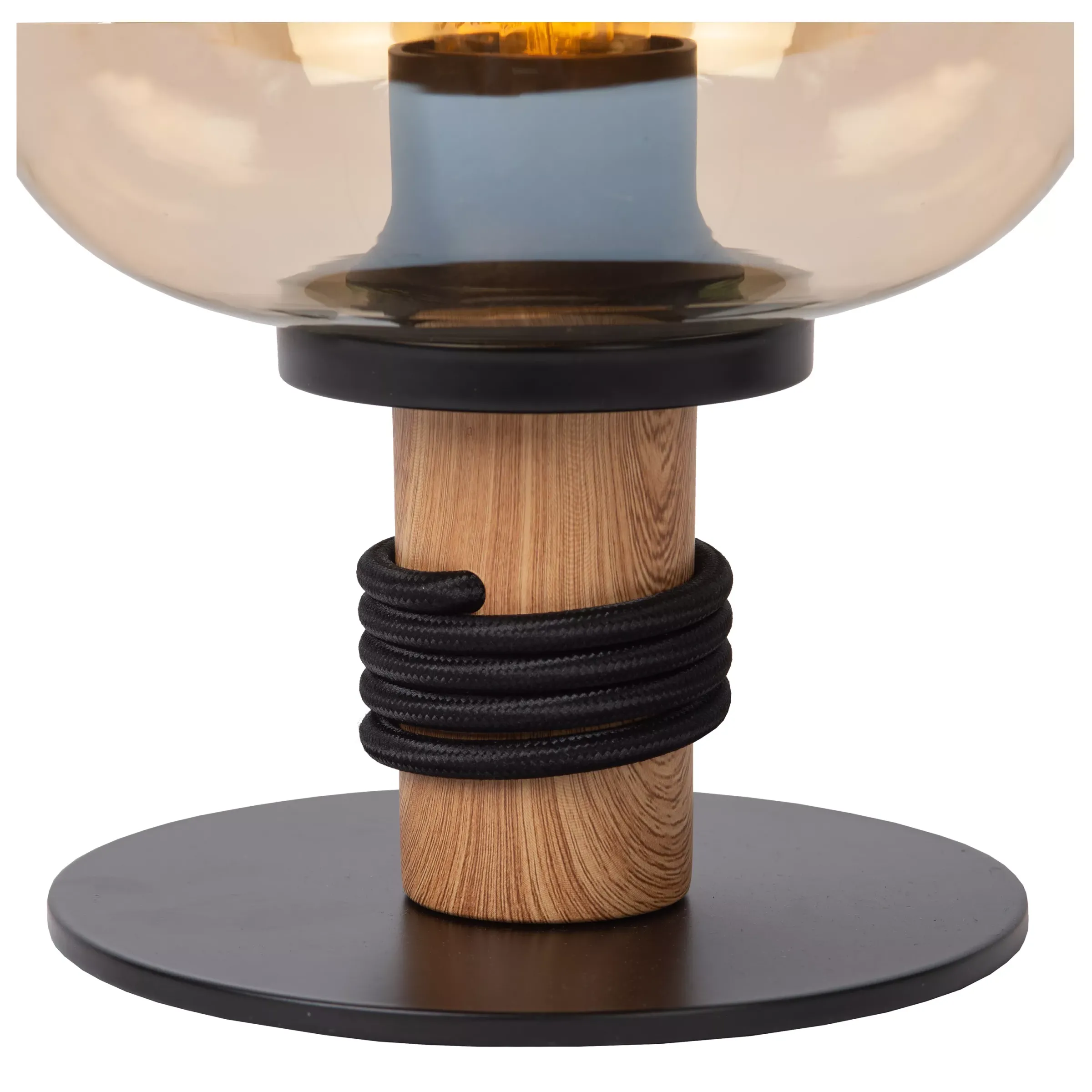 ILONA - Tafellamp - Ø 18 cm - 1xE27 - Amber*Lucide Best Sale
