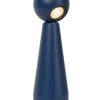 IPSOS - Oplaadbare Tafellamp - Accu/Batterij - LED Dim to warm - 1x3W 3000K/3200K - Blauw*Lucide Outlet