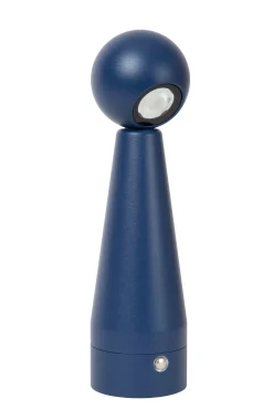 IPSOS - Oplaadbare Tafellamp - Accu/Batterij - LED Dim to warm - 1x3W 3000K/3200K - Blauw*Lucide Outlet
