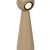 IPSOS - Oplaadbare Tafellamp - Accu/Batterij - LED Dim to warm - 1x3W 3000K/3200K - Taupe*Lucide Outlet