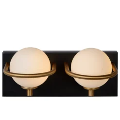 ISOBEL - Wandlamp Badkamer - 2xG9 - IP44 - Zwart*Lucide Best Sale