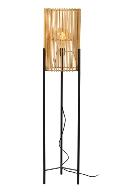 JANTINE - Vloerlamp - Ø 30 cm - 1xE27 - Naturel*Lucide Online