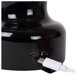 JASON - Oplaadbare Tafellamp - Accu/Batterij - LED 3 StepDim - 1x2W 3000K - Zwart*Lucide Store