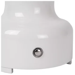 JASON - Oplaadbare Tafellamp - Accu/Batterij - Ø 12 cm - LED 3 StepDim - 1x2W 3000K - Wit*Lucide Sale