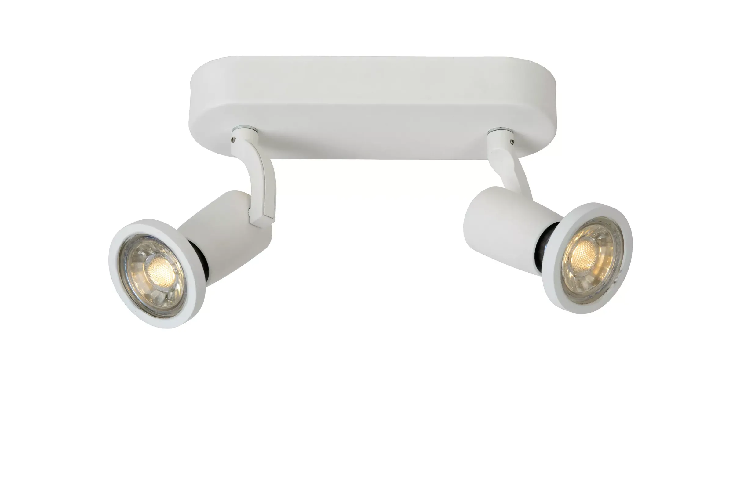 JASTER-LED - Plafondspot - LED - GU10 - 2x5W 2700K - Wit*Lucide Flash Sale