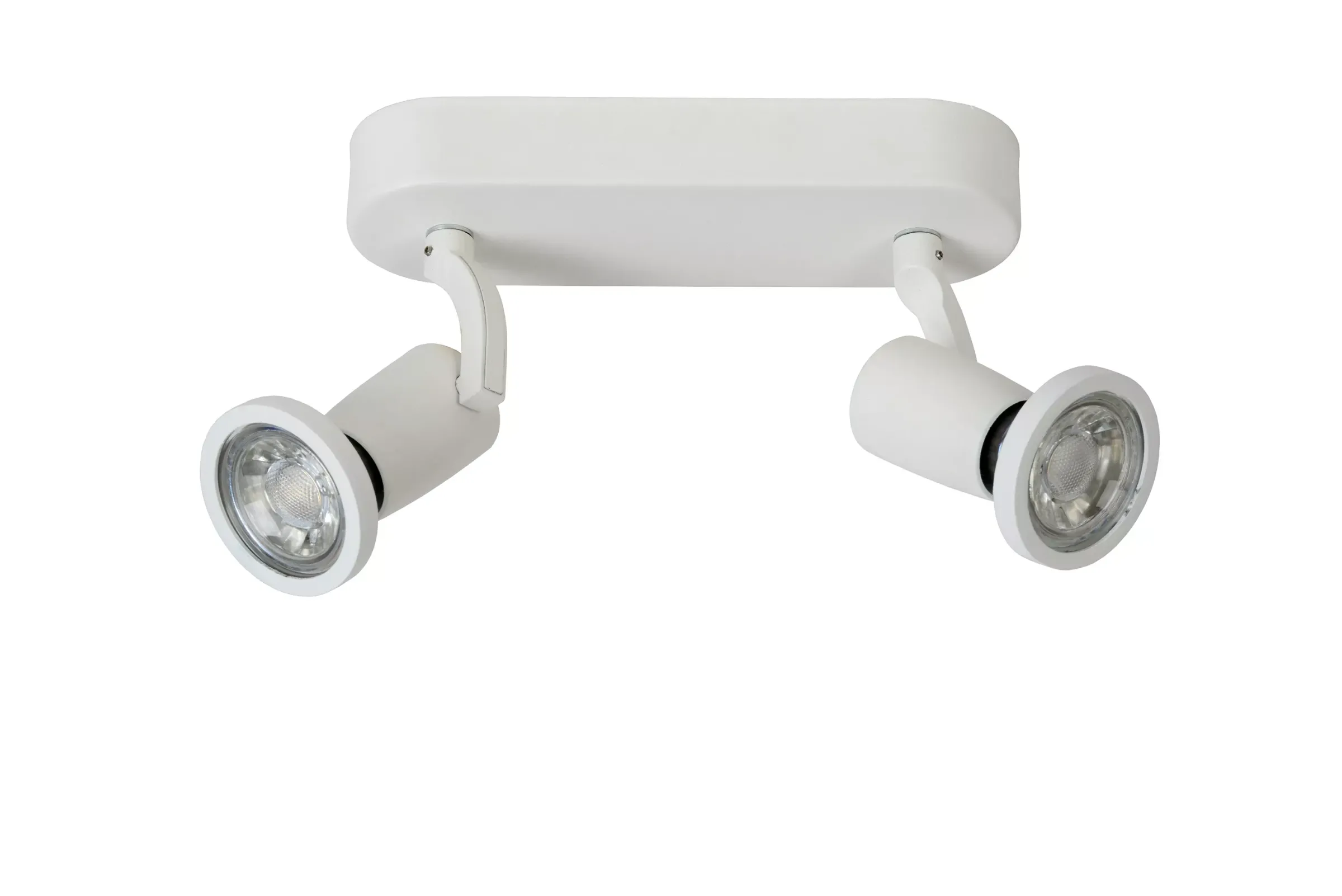 JASTER-LED - Plafondspot - LED - GU10 - 2x5W 2700K - Wit*Lucide Flash Sale