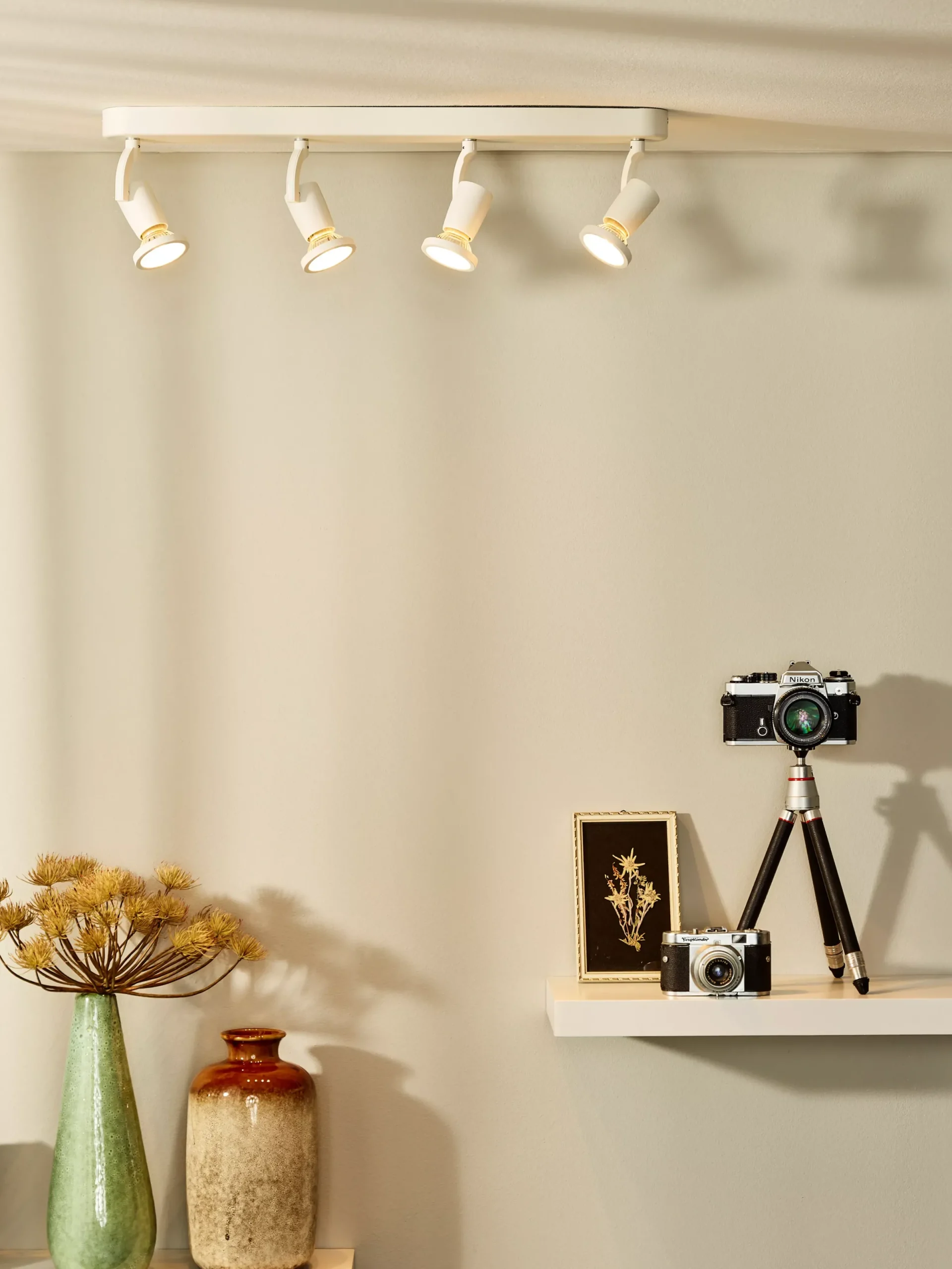 JASTER-LED - Plafondspot - LED - GU10 - 4x5W 2700K - Wit*Lucide Store