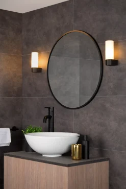 JESSE - Wandlamp Badkamer - 1xG9 - IP44 - Zwart*Lucide Fashion
