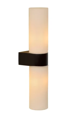 JESSE - Wandlamp Badkamer - 2xG9 - IP44 - Zwart*Lucide Clearance