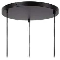 JESSICA - Hanglamp - Ø 35,5 cm - 3xE27 - Zwart*Lucide Cheap