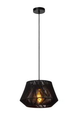 JESSICA - Hanglamp - Ø 30 cm - 1xE27 - Zwart*Lucide Cheap